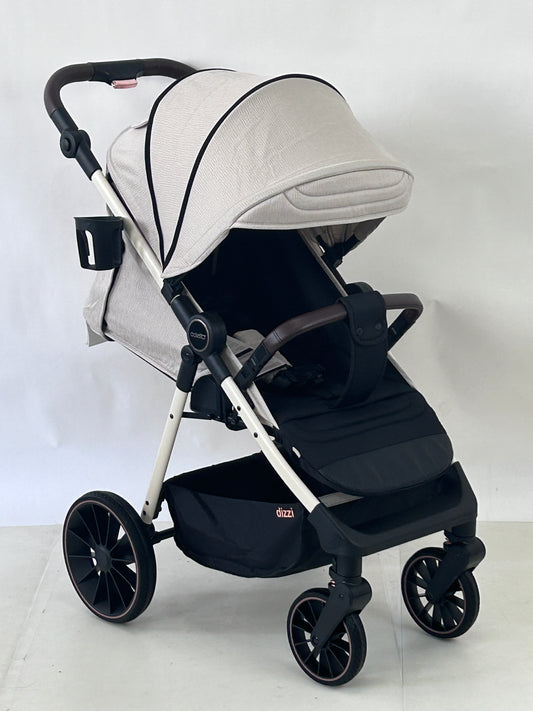 XplorElite Baby Stroller - White Powder Coating Frame